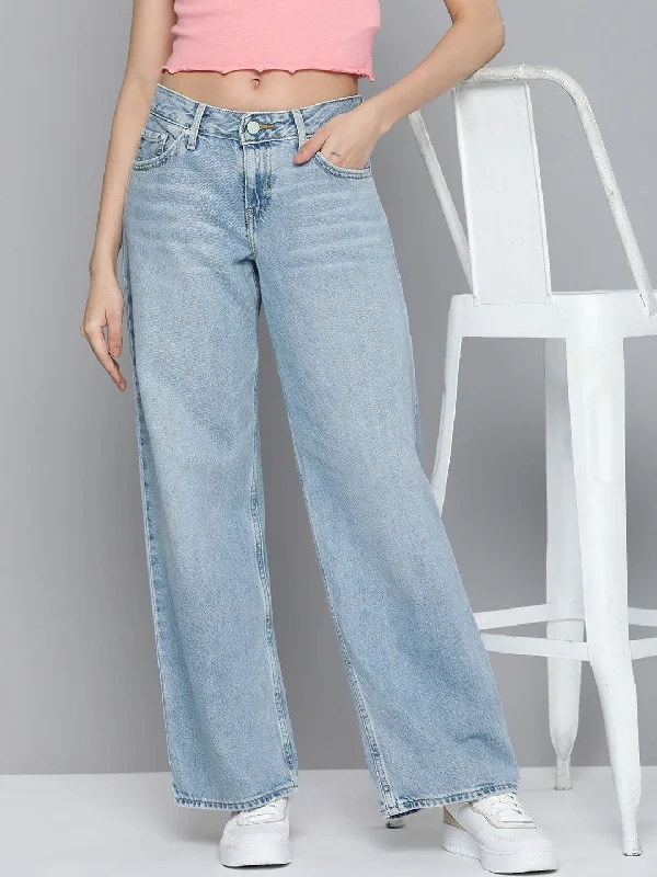 Women's Low Rise Loose Fit Jeans