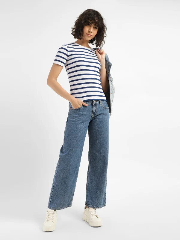 Women's Low Rise Loose Fit Jeans