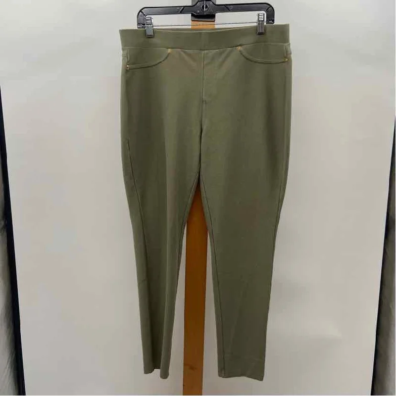 Michael Kors Women's Size XL Green Solid Pants