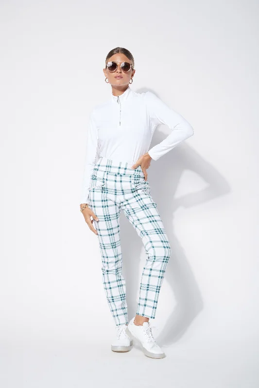 Fab Fit Pant III - Matcha Plaid