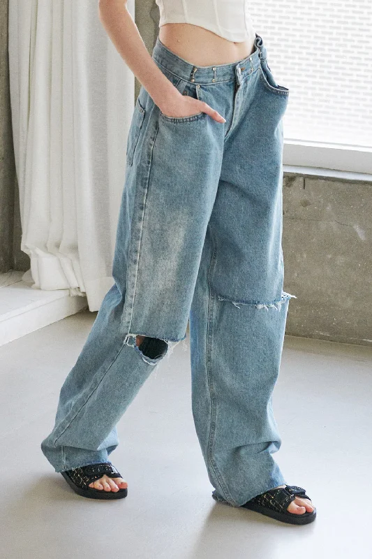 Vera Slash Cutout Jeans