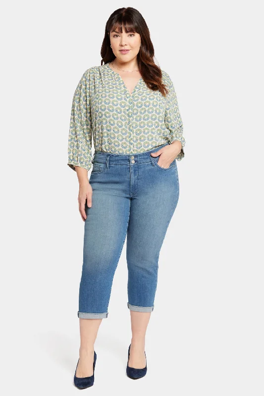 Chloe Capri Jeans In Plus Size - Stargazer