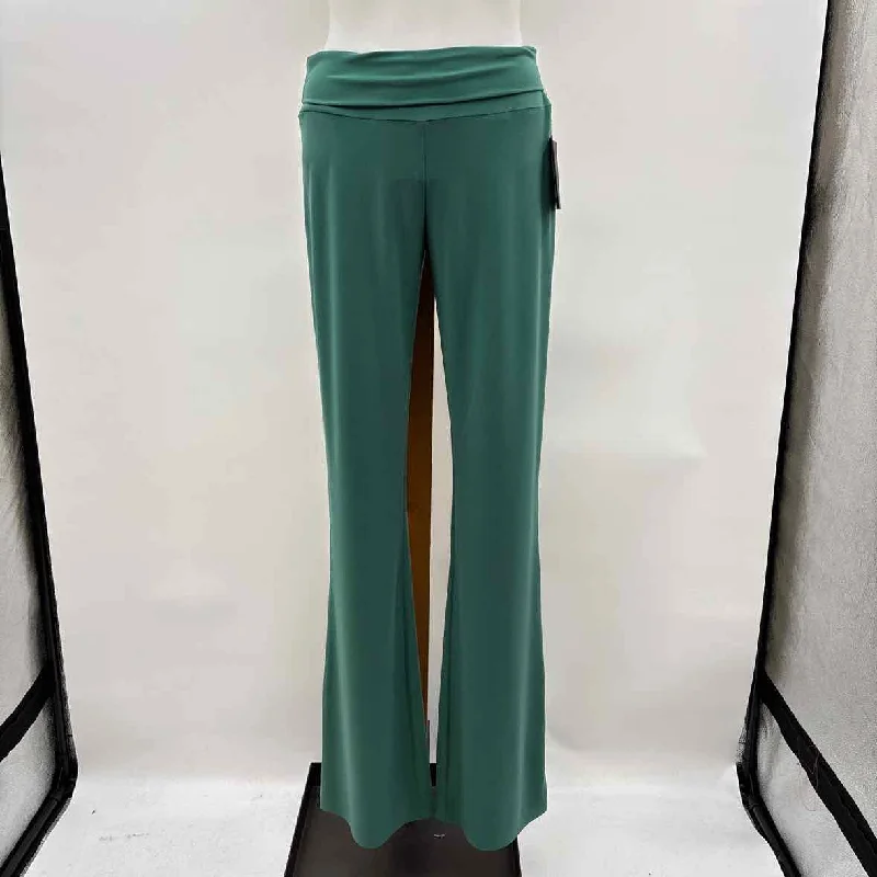 Norma Kamali Women's Size S Green Solid Pants