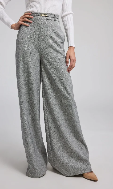 Johanna Suiting Turn-Lock Belted Pants