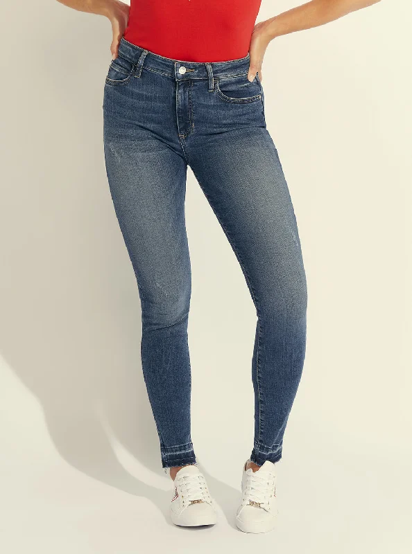 Eco 1981 High-Rise Cropped Skinny Denim Jeans in Varick Wash