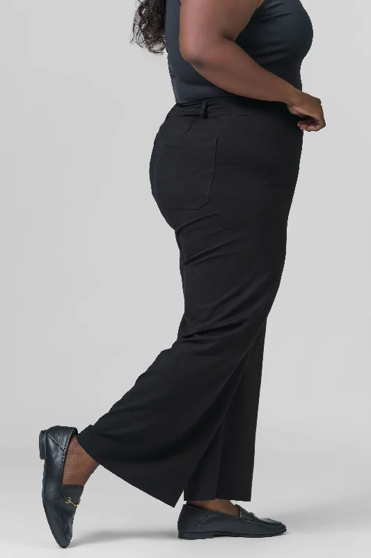 ERIN HIGH WAIST WIDE LEG PONTE PANT