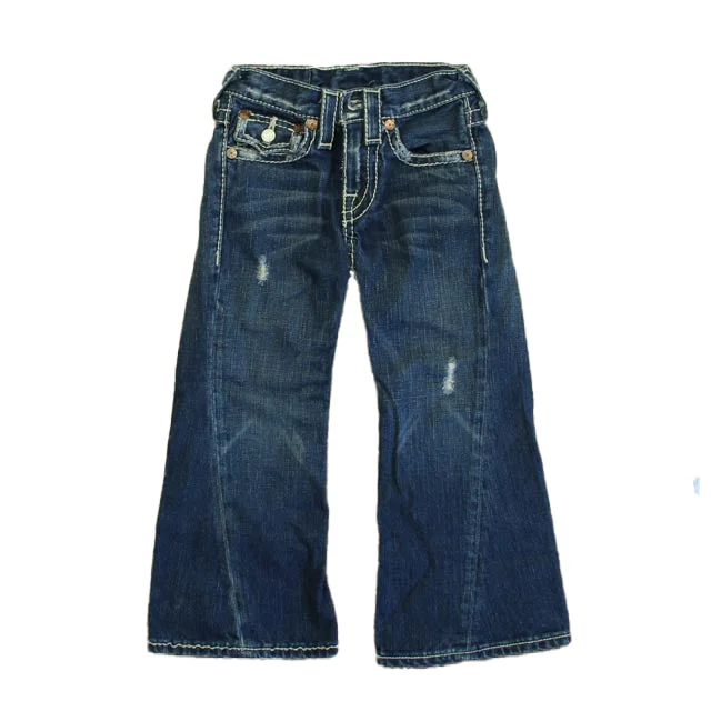 True Religion Girls Blue Jeans