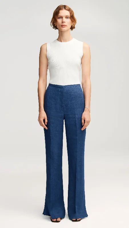 Prince Trouser in Linen | Denim