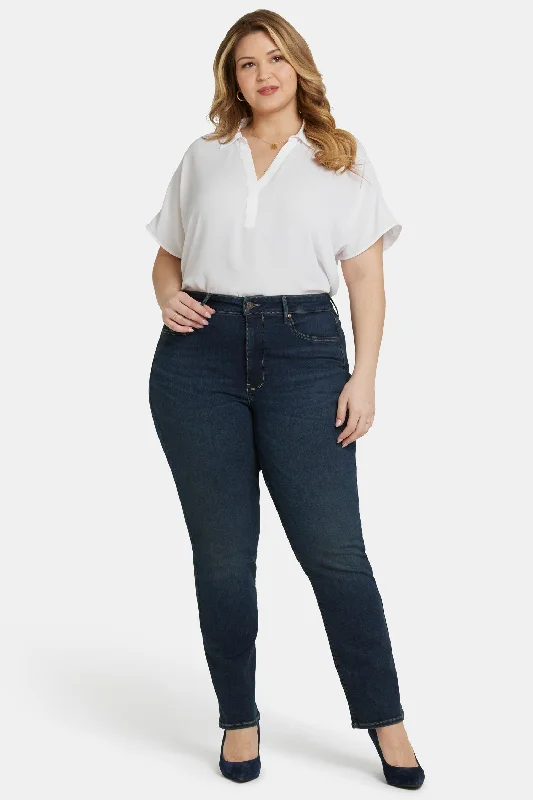 Marilyn Straight Jeans In Plus Size - Presley