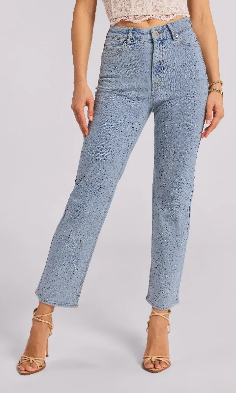 Fantasia Crystal Denim Pants