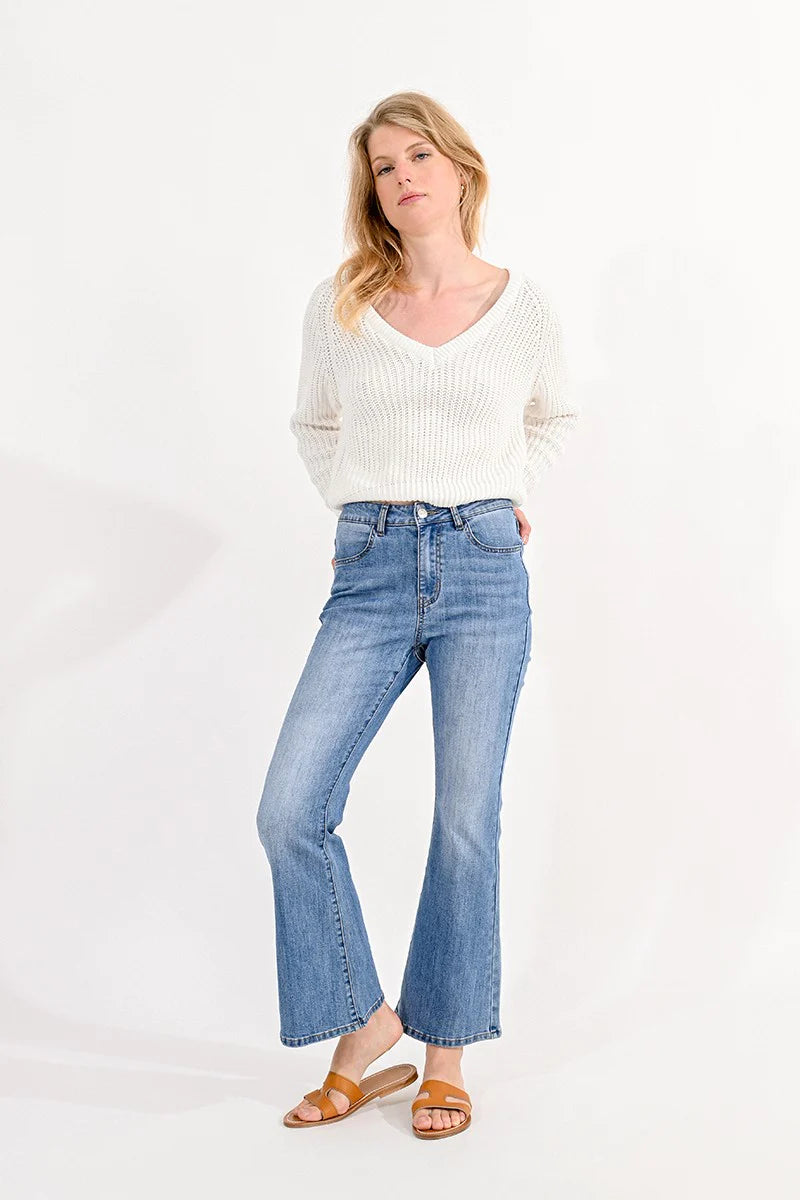 Molly Bracken 7/8 Flare Jeans