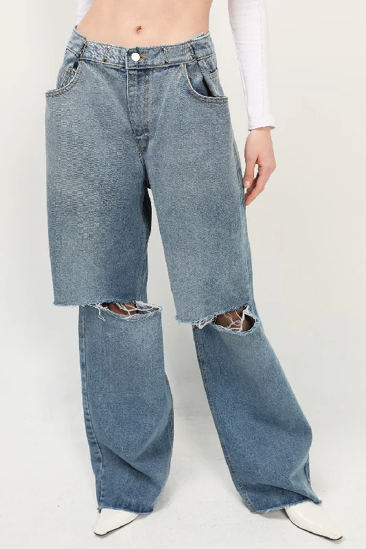 Vera Slash Cutout Jeans