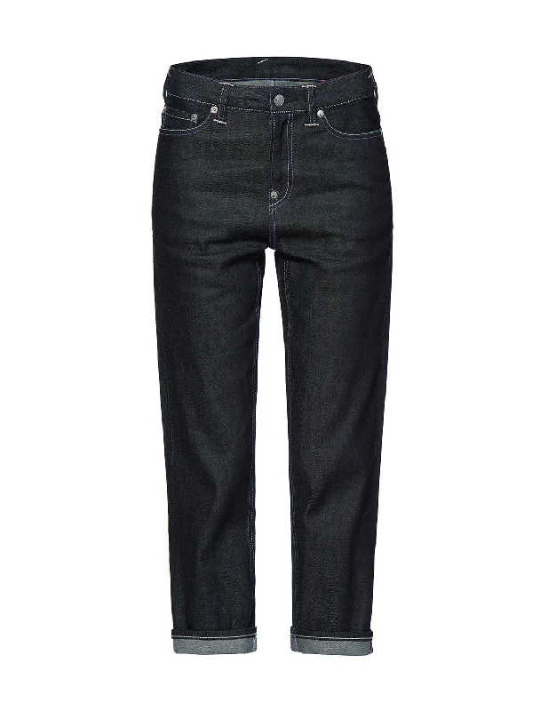 Ink-painted Daicock Embroidery Straight-legged Jeans