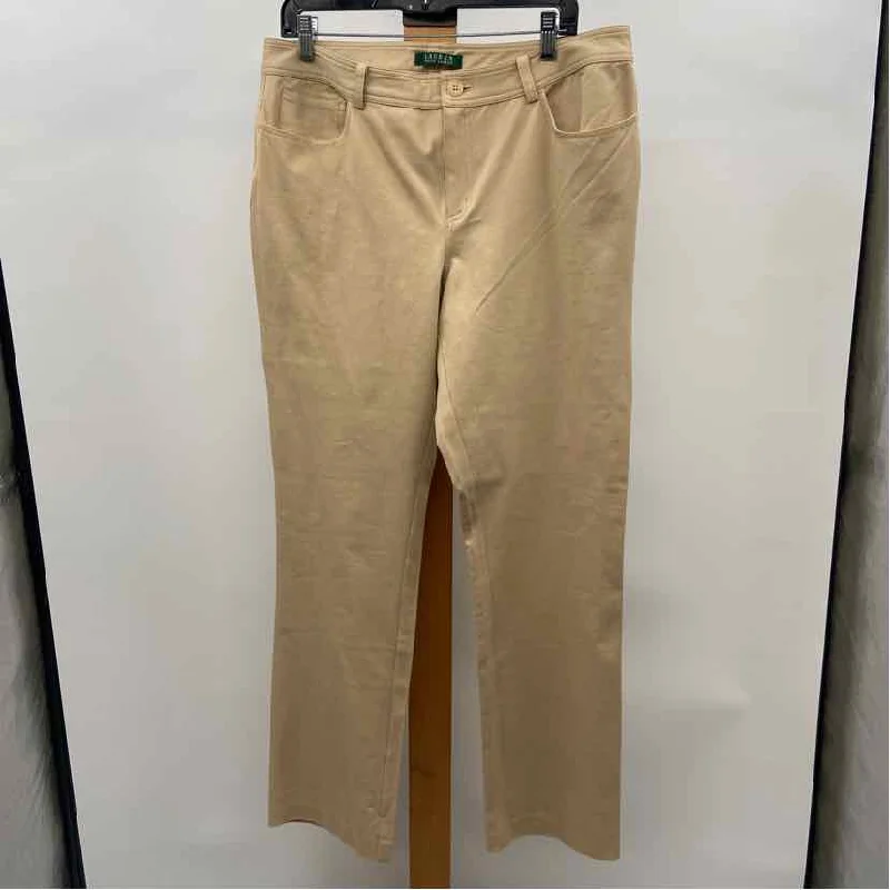 Ralph Lauren Women's Size 12 Khaki Solid Pants