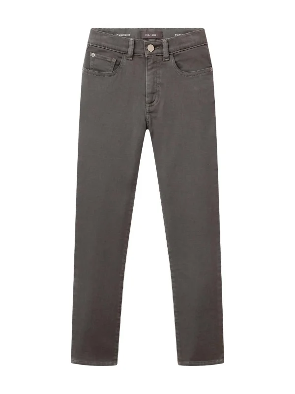 Boy's Brady Slim Jeans In Moss Gray