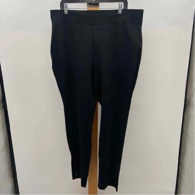 Bar lll Women's Size 3X Black Solid Pants