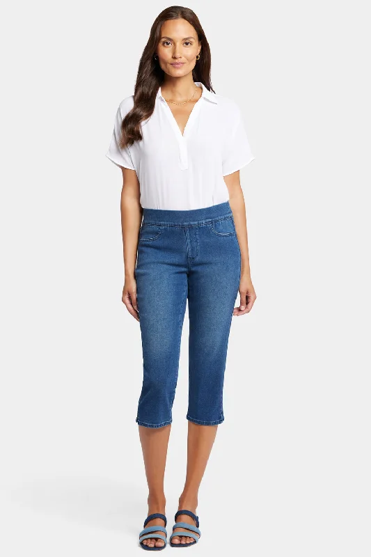 Dakota Crop Pull-On Jeans  - Olympus