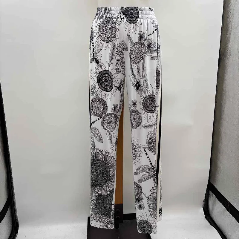 Norma Kamali Women's Size XS White Floral Pants