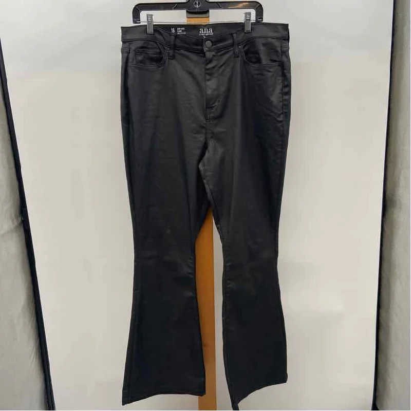 Ana Women's Size 16 Black Solid Pants