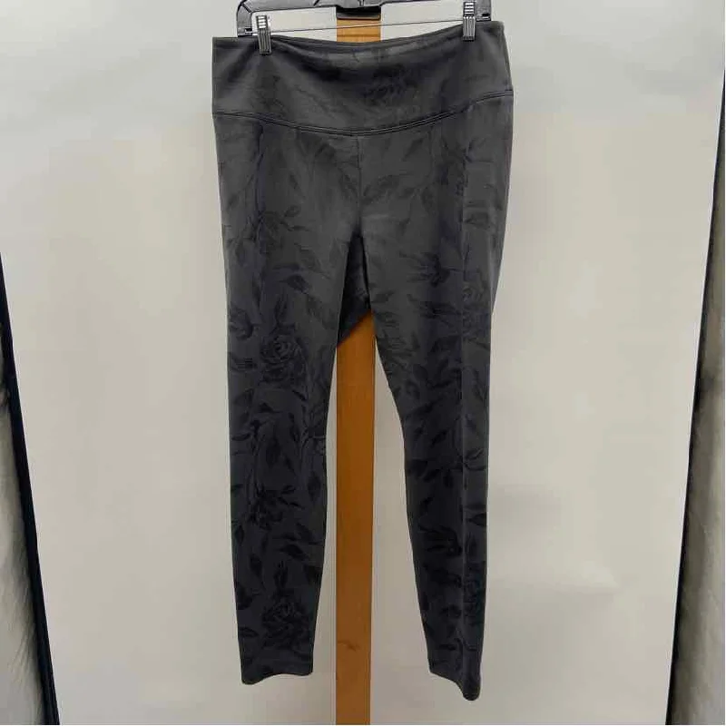 White House Black Market Women's Size 16 Gray Floral Pants