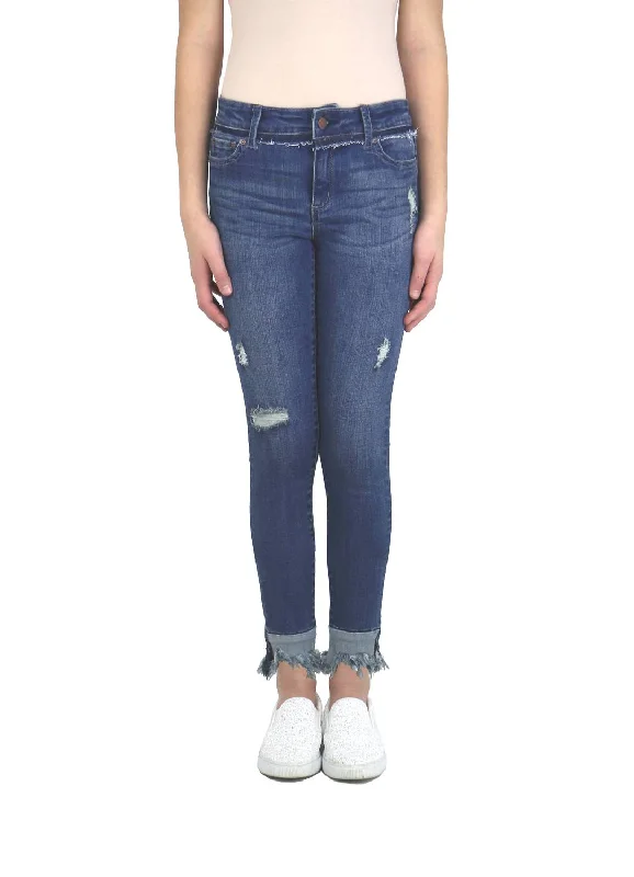 Girl's High Rise Skinny Jeans In Nina