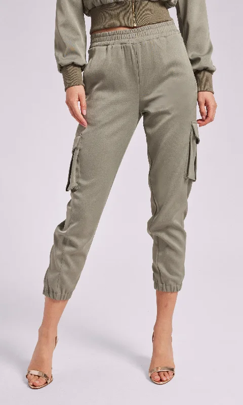 Chandra Satin Jogger