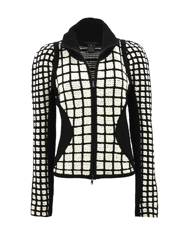 Knit Grid Jacket