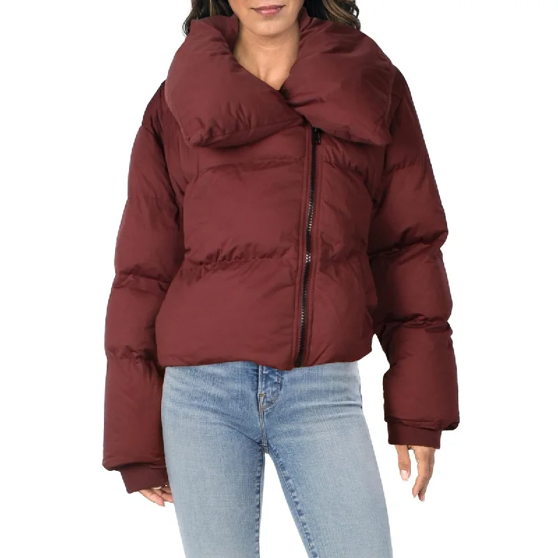 Avec Les Filles Women's Heavyweight Cropped Puffer Jacket