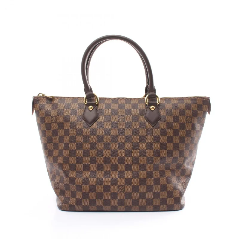 Louis Vuitton  Damier Canvas Coated Canvas Leather Tote Bag (Pre-Owned)