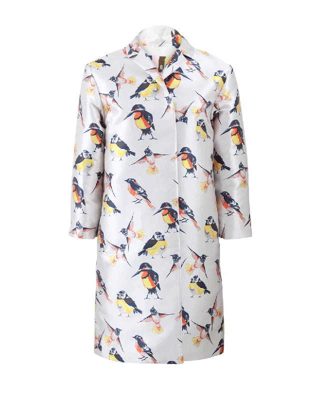 Bird Print Coat