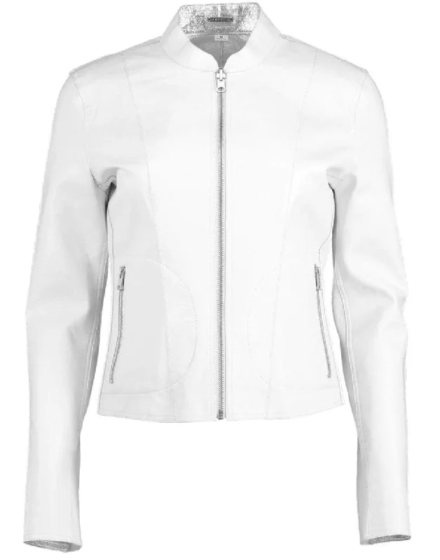 White and Silver Reversible Chapin Jacket