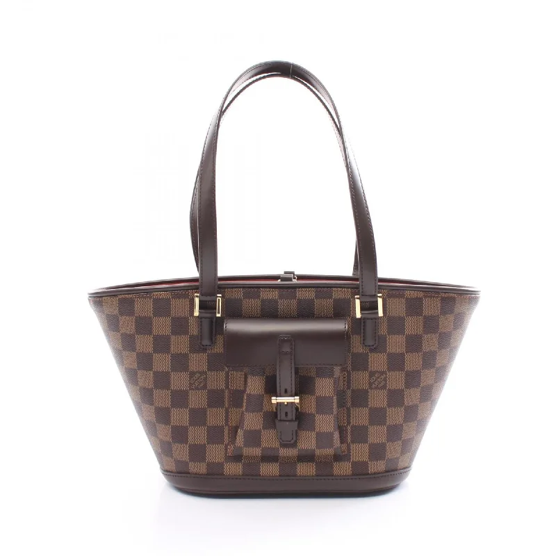 Louis Vuitton  Coated Canvas Pvc Leather Tote Bag (Pre-Owned)