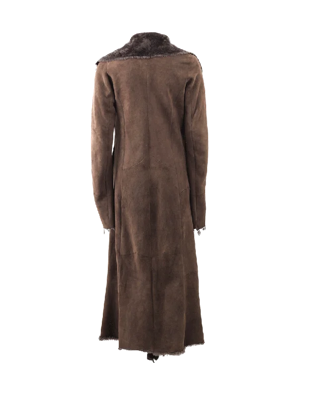 Long Suede Coat