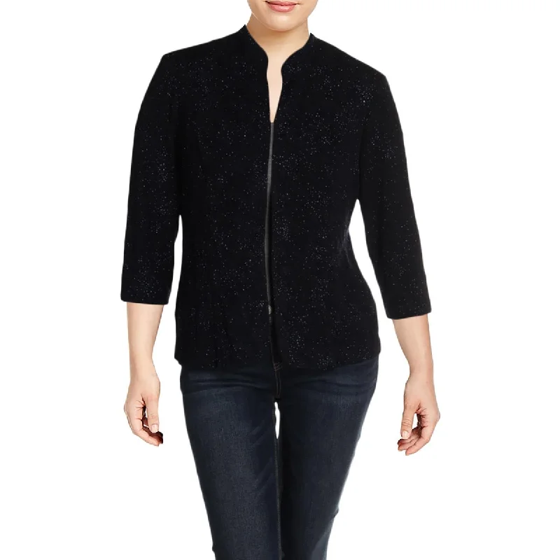 Alex Evenings Womens Glitter Special Occasion Jacket