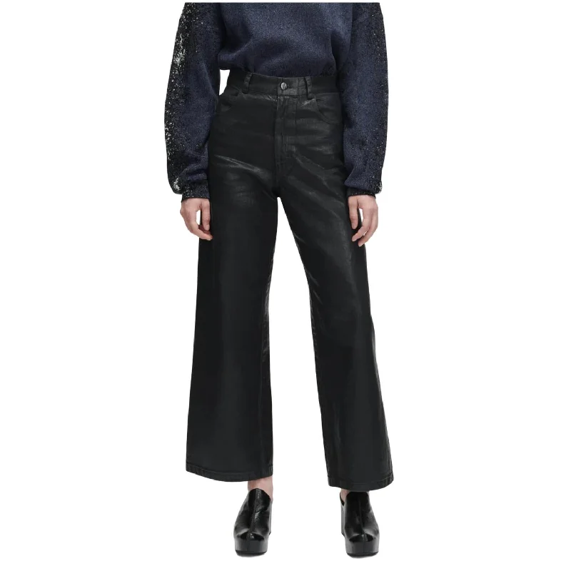 Coated Puerto Pant In Black