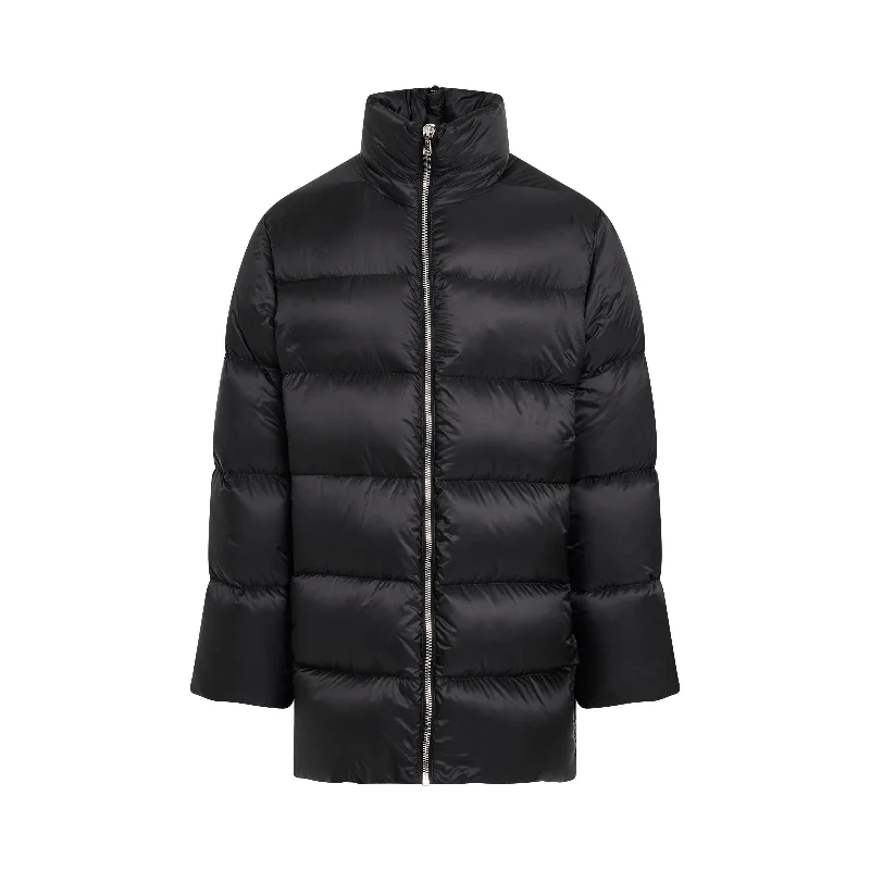 Moncler x Rick Owens Cyclopic Coat in Black