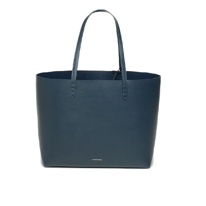 Large Calf Coated Leather Tote