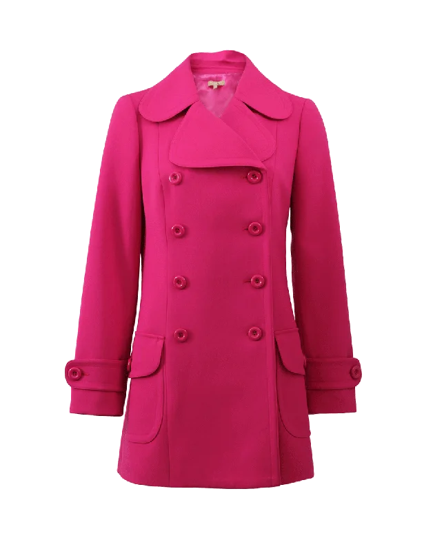 Flap Pocket Pea Coat