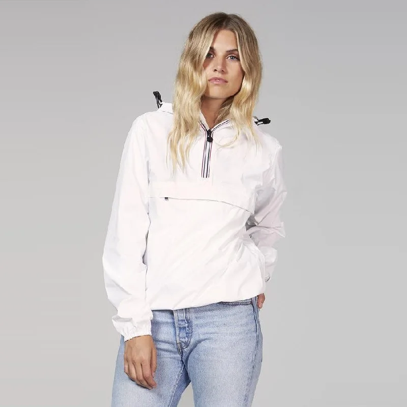 Alex Quarter Zip Jacket (White)