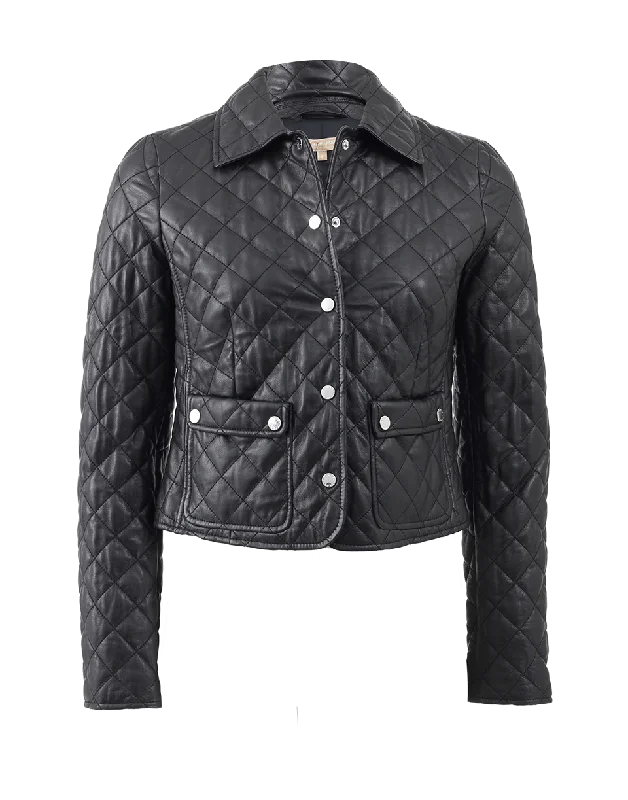 Quilted Leather Jacket