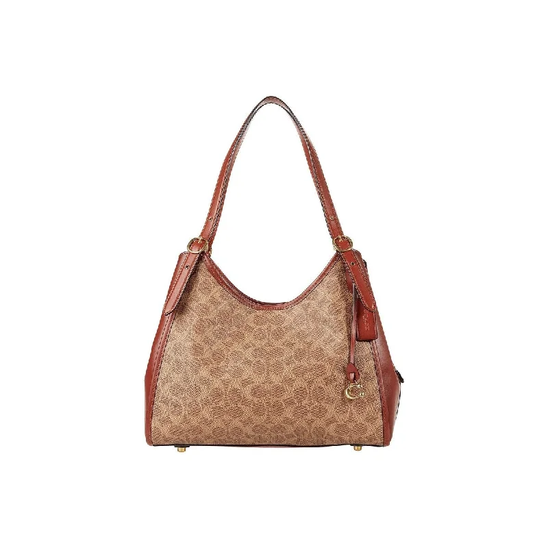 Coach Coated Canvas Signature Lori Shoulder Bag