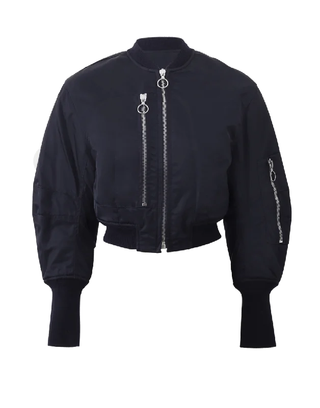 Cropped Flight Jacket