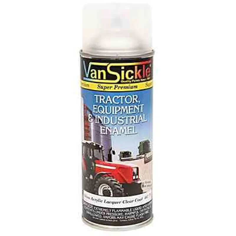 Tractor, Equipment & Industrial Enamel Clear Coat 12oz Spray - Gloss Clear