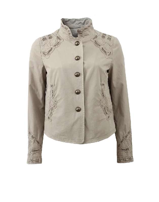 Embellished Military Jacket