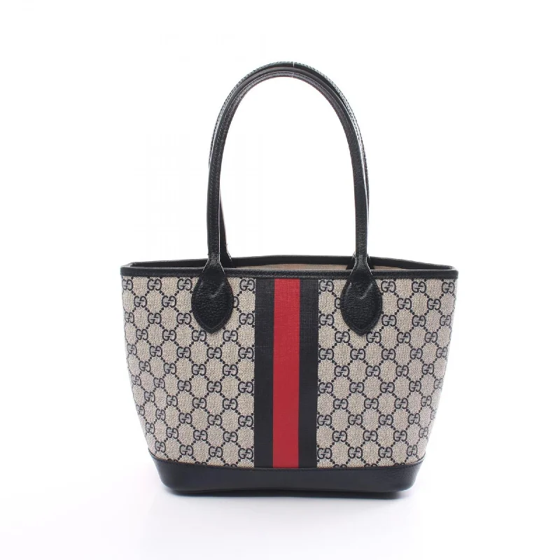 Gucci   Coated Canvas Leather Tote Bag (Pre-Owned)