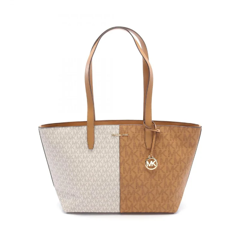 Michael Kors Jet Set Travel   Coated Canvas Tote Bag Weekend Bag