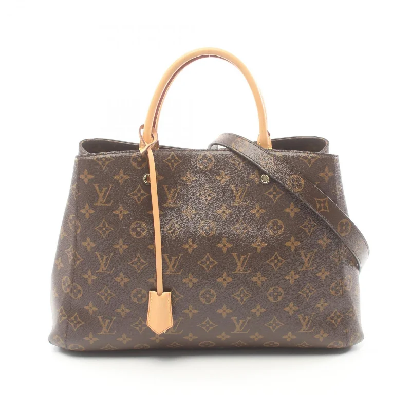 Louis Vuitton  Coated Canvas Leather Tote Bag (Pre-Owned)