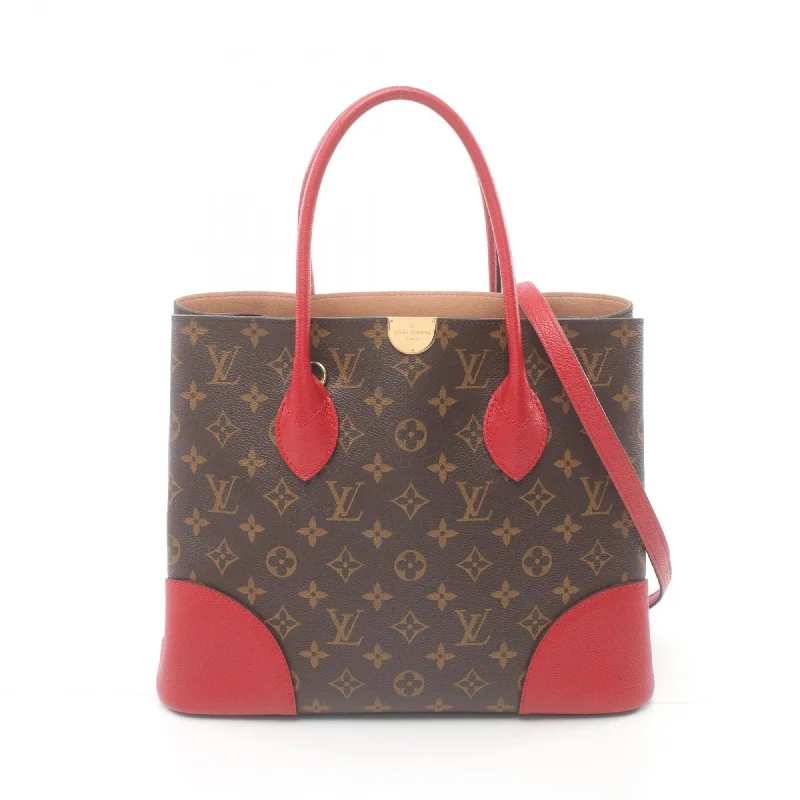 Louis Vuitton  Monogram  Color Coated Canvas Leather Tote Bag (Pre-Owned)