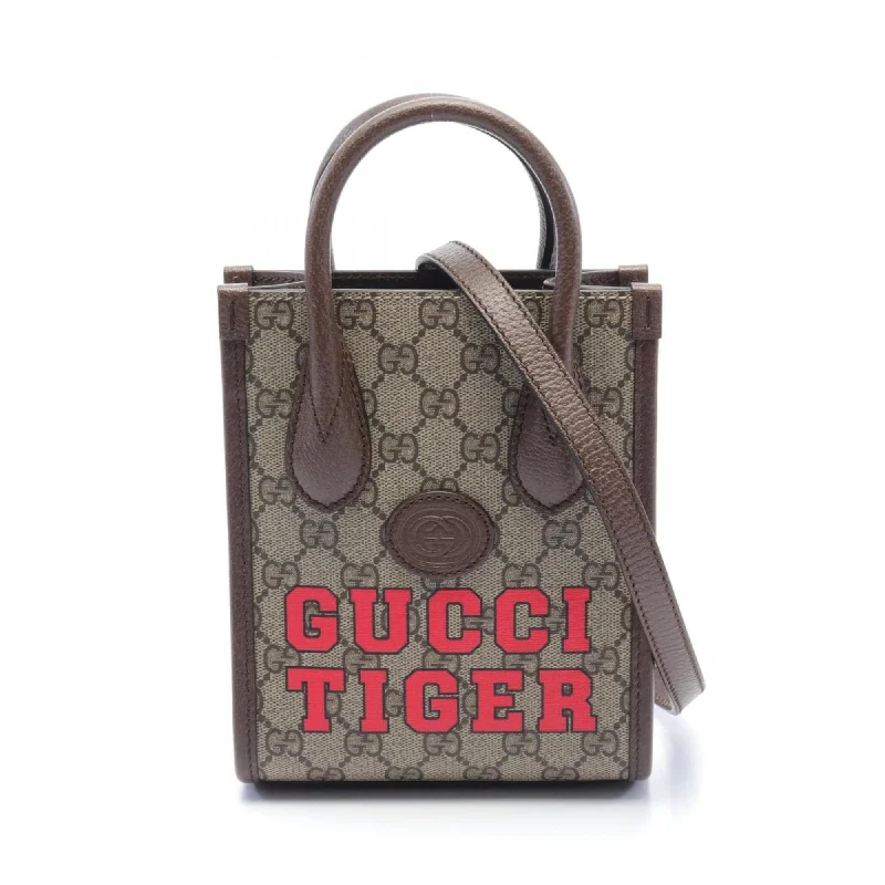 Gucci   Coated Canvas Handbag Tote Bag (Pre-Owned)