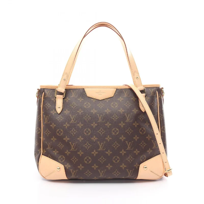 Louis Vuitton  Monogram Pvc Coated Canvas Leather Tote Bag (Pre-Owned)